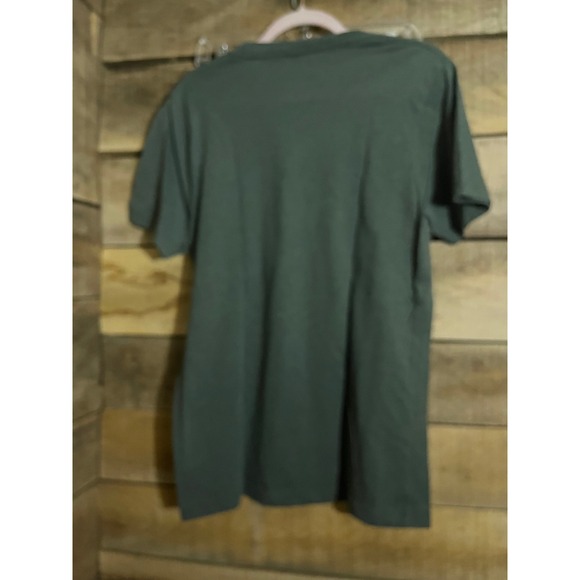 medium Green Christmas Nativity Scene True Story Graphic T Shirt Size Medium - Picture 3 of 5